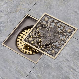 Душевой трап Gappo G81003-4 бронза