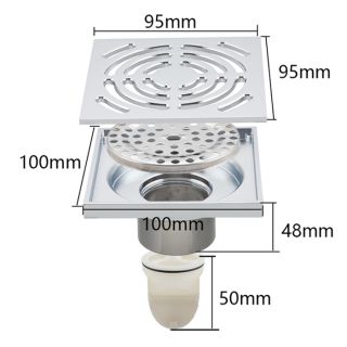 Душевой трап Gappo G81052 хром