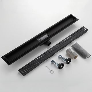 Душевой лоток Gappo G88007-36 80 см чёрный