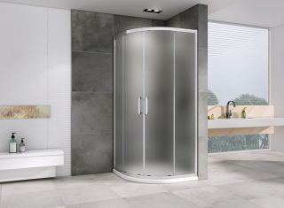 Душевой уголок ABBER Schwarzer Diamant AG01090M 90x90см хром