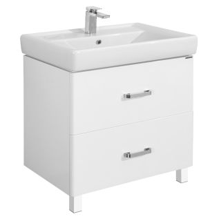 Тумба под раковину Акватон Америна 80см белый 1A169401AM010