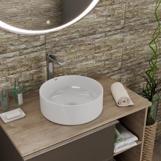 Раковина накладная DQ Matrix DT1391516 35см белый