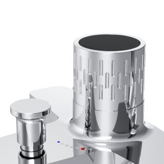 Смеситель для ванны AM.PM Gem F90A10400 с индикацией температуры Хром