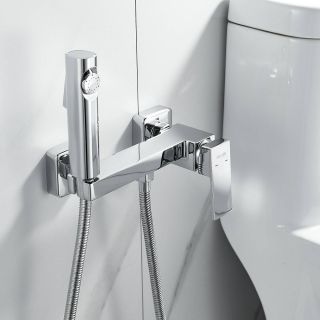 Гигиенический душ со смесителем Shevanik S9605-1 хром