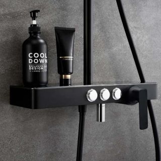 Душевая стойка Melana Male MELANA-610501B чёрный