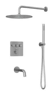 Душевой комплект Milleau Tissage TERMO 3SBIT/801Q-CR хром