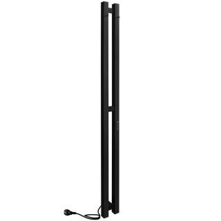 Полотенцесушитель электрический Indigo Style Pro LSPRE120-10BRRt 120x10 см чёрный муар