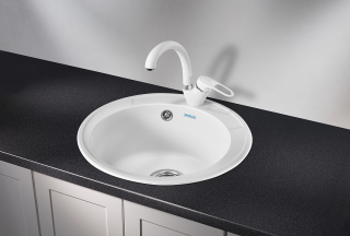 Мойка кухонная Granula Standart 4802, БЕЛЫЙ