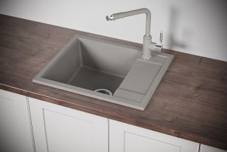 Мойка кухонная Granula 6002, БАЗАЛЬТ