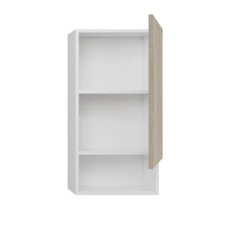 Шкаф Санта Мира 700469 над стиральной машиной 40 см разобранный янтарный/белый