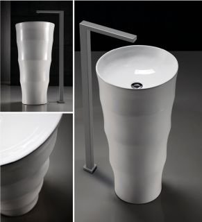 Раковина Ceruttispa Alessia CT7834 420x420x830 напольная