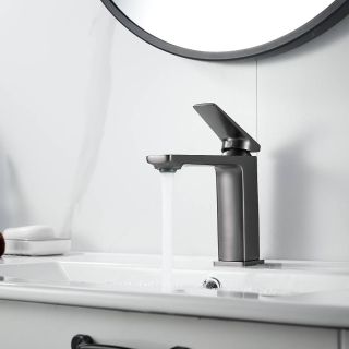 Смеситель для раковины Shevanik S8901T-1 оружейная сталь