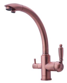 Смеситель для кухни Swedbe Selene Plus 8044 с каналом для подключения фильтра медь