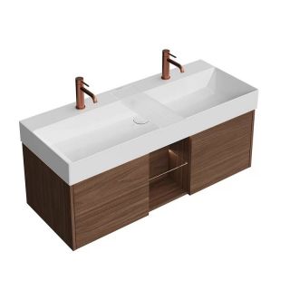 Тумба под раковину Kerama Marazzi Grande GR.120.2\SNUT 120 см структурированный орех