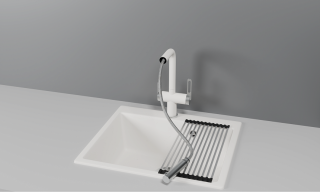 Смеситель для кухни Granula 8170, АРКТИК (БЕЛЫЙ) белый