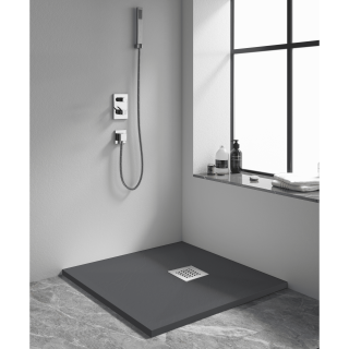 Душевой поддон RGW STONE TRAY-G 14152099-02-11 90x90 см графит