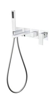 Смеситель для ванны скрытого монтажа Grocenberg GB5060CR с Картриджем Kerox (Венгрия) Хром