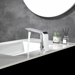 Сенсорный смеситель для раковины Black&White Gravity 7101С хром