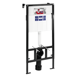 SET Инсталляция Sava Fix Slim+клавиша смыва TWIN белый глянец