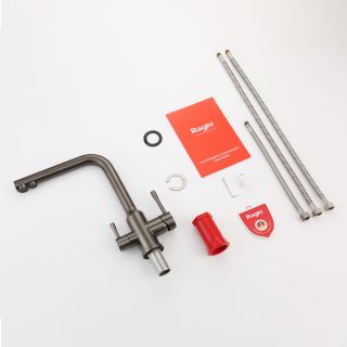 Смеситель для кухни Raglo R81.61.09 с подключением фильтра графит