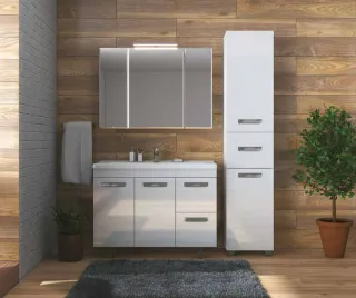 Зеркальный шкаф с подсветкой Vigo Plaza zsh.PLA.100.El 100 см белый