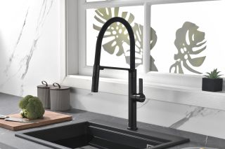 Смеситель для кухни Paulmark Barrel Ba214029-AN антрацит