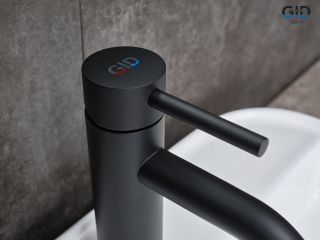 Смеситель для раковины Gid Inga SS096-BM-K SS096BMK черный матовый