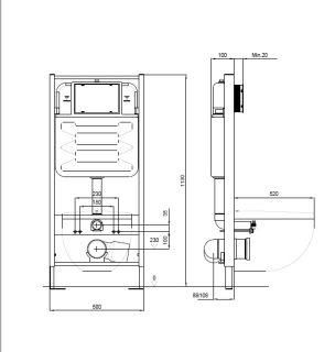 Комплект унитаза с инсталляцией Aquatek Set Aquatek Классик инсталляция Standard INS-0000012 унитаз Классик AQ1111-00 с тонким сиденьем soft-close