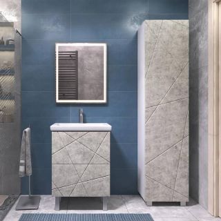 Тумба под раковину напольная Vigo Geometry 015 60 см бетон