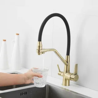 Смеситель для кухни Rose R558Q бронза