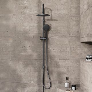 Душевая стойка Damixa Jupiter 977000300 чёрный матовый