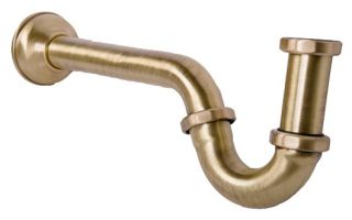 Kerasan Retro Сифон для биде 310мм, бронза 913393 br