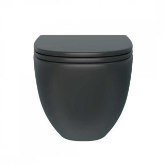 Унитаз подвесной Maretti Elena безободковый с микролифтом, EA10PBM61-560, черный