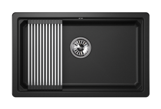 Мойка кухонная Granula Kitchen Space 7303U, ЧЁРНЫЙ
