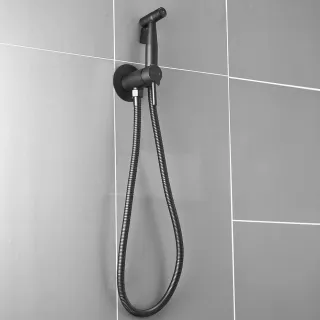 Гигиенический душ со смесителем Shevanik S147H чёрный