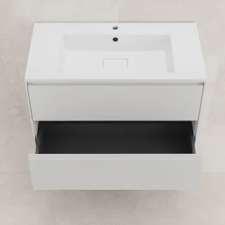 Тумба под раковину подвесная Style Line Лима ЛС-00002464 90 см белый матовый