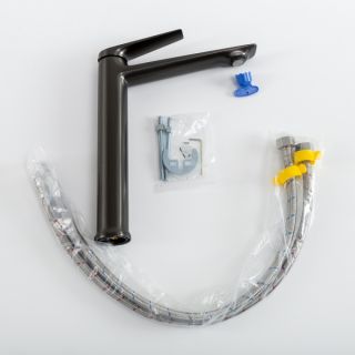 Смеситель для раковины CEZARES LINER-LC-GM-W0 оружейная сталь