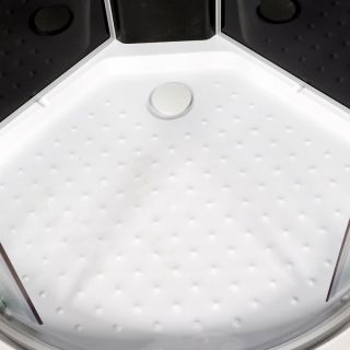 Душевая кабина Deto L 809 с гидромассажем BLACK 90х90х215 см