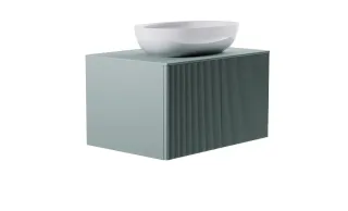 Тумба с раковиной Astra-Form М-40 4631177714719 70 см зелёный матовый