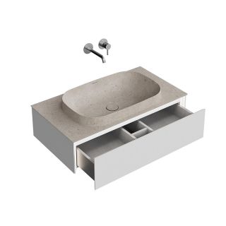 Тумба под раковину Kerama Marazzi Magica MA.90.1\MGR.M 90 см утренний серый матовый