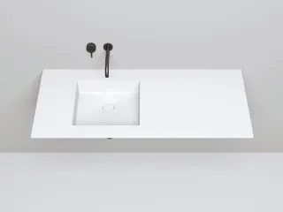 Встраиваемая раковина Salini Marea 07 S-Stone 1802207M 42см белый матовый