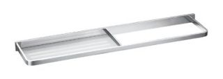 Полка с полотенцедержателем 60x12см, хром Cezares CZR-F-8916
