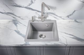 Мойка для кухни Milacio Murcia 46 Cuarzo MC.77033 серый металлик