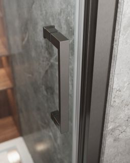 Душевая дверь CEZARES MOLVENO-BF-3-100-C-GM-IV оружейная сталь