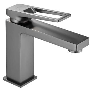 Смеситель для раковины Shevanik S6801T оружейная сталь