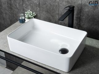 Раковина Gid N1205 51240 накладная белая 50.5x34.5x12.5