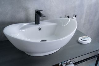 Раковина Gid N9018 51107 накладная белая 59x39x21