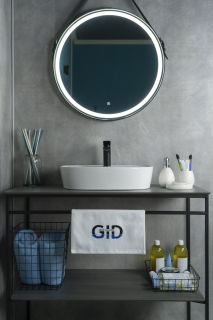 Раковина Gid N9045 51166 накладная белая 50x38x12