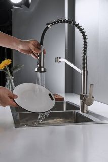 Смеситель для кухни Shevanik S963L сатин