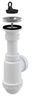 Сифон для мойки AlcaPlast c нержавеющей решеткой ?70 без штуцера A441-DN50/40